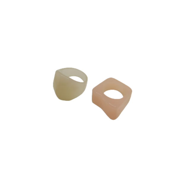 Σετ δαχτυλίδια διάμετρος 1.7-1.9 υλικό: πολυρητινη - πλαστικό, σετ, boho, σταθερά, φθηνά - 5