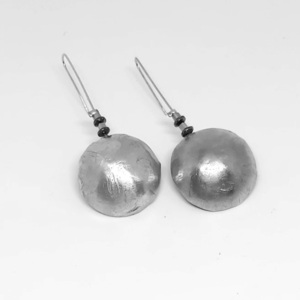 "Selini Earrings " - ασήμι 925, φεγγάρι, μακριά, κρεμαστά, μεγάλα