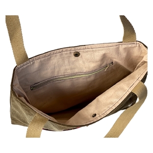 Χειροποίητη υφασμάτινη τσάντα tote ώμου με σχέδιο applique - ύφασμα, ώμου, χειροποίητα, tote - 3