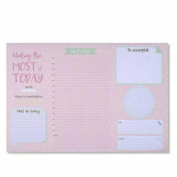 Making the Most of the Day Desk Planner Γραφείου 60φ. Tri-Coastal Design - Daily planner