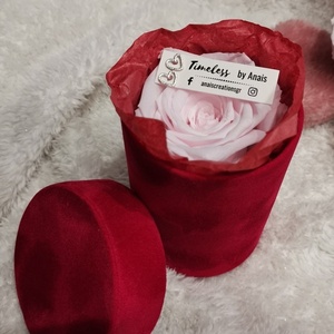 Σκουλαρίκια καρδιές ασήμι 925 με Forever Rose αληθινό ροζ τριαντάφυλλο - ασήμι 925, καρφωτά, μικρά, καρφάκι, αγ. βαλεντίνου - 4