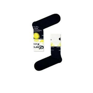 Mix Gift Socks Box Q20 Ανδρικές Μακριές Βαμβακερές Κάλτσες με σχέδιο, σε άσπρο μαύρο και μπλέ χρώμα Συσκευασία 3 τμχ - βαμβάκι - 4