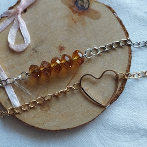 "Frezia bracelets" βραχιόλι με χάντρες - αλυσίδες, καρδιά, χάντρες, πέρλες, χεριού - 3