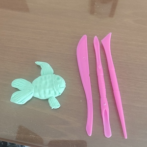 πλαστικά ροζ εργαλεία μοντελισμού πηλού, πλαστελίνης ή ζαχαρόπαστας - υλικά κοσμημάτων, υλικά κατασκευών - 5
