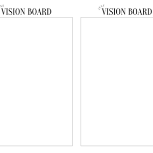 Εκτυπώσιμο βιβλιαράκι ''Vision Board" 12 μήνες - 12 month ''Vision Board'' Planner Insert - Για ημερολόγιο Α5 - φύλλα εργασίας - 2