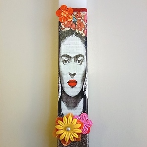 Πασχαλινή λαμπάδα Fridah Kahlo 2 - κορίτσι, λαμπάδες, για παιδιά, για ενήλικες, για εφήβους - 3