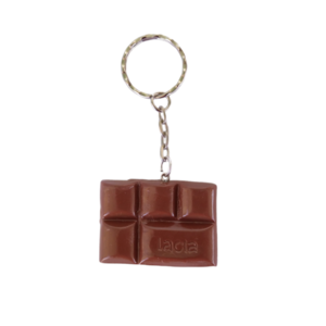 Μπρελόκ σοκολάτα Lacta με πολυμερικό πηλό / μεγάλο / μεταλλικό / Twice Treasured - πηλός, γλυκά, μπρελοκ κλειδιών