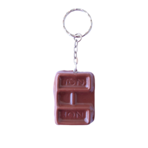 Μπρελόκ σοκολάτα ION με πολυμερικό πηλό / μεγάλο / μεταλλικό / Twice Treasured - πηλός, γλυκά, μπρελοκ κλειδιών