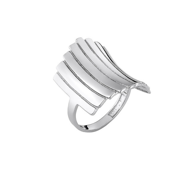 Χειροποίητο δαχτυλίδι από ασήμι 925|Ammos Collection - ασήμι 925, γεωμετρικά σχέδια, σταθερά, επιπλατινωμένα, φθηνά - 3