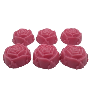 Wax melts σε σχήμα τριαντάφυλλο 6 τμχ (90gr) - αρωματικά κεριά, αρωματικό χώρου, waxmelts, soy wax