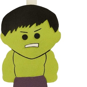 Λαμπάδα Hulk - λαμπάδες, για παιδιά, για εφήβους, σούπερ ήρωες, ήρωες κινουμένων σχεδίων - 2