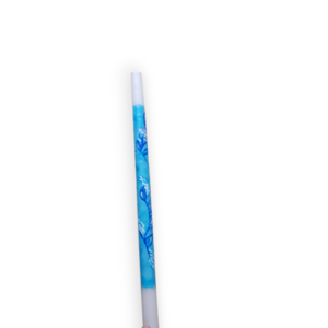 μπλε αγριολούλουδα σε γαλάζιο φόντο/ λαμπάδα/ κύλινδρος/ 40 εκ./ ζωγραφισμένη - λουλούδια, λαμπάδες, για παιδιά, για ενήλικες, για εφήβους - 2