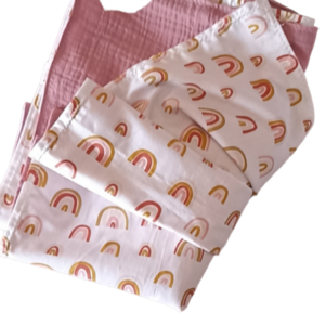 Βαμβακερή κουβέρτα από μουσελίνα για νεογέννητα κορίτσια - κορίτσι, κουβέρτες