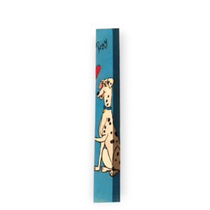 Κορίτσι σκυλάκι Δαλματίας/ λαμπάδα/ πλακέ/ 37,5 εκ./ ζωγραφισμένη - λαμπάδες, για παιδιά, για ενήλικες, για εφήβους, ήρωες κινουμένων σχεδίων - 2