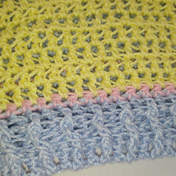 Colorful crochet top - βαμβάκι, crop top - 5