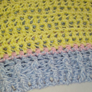 Colorful crochet top - βαμβάκι, crop top - 5