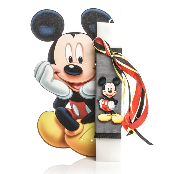 Λαμπάδα Mickey Mouse Men - αγόρι, λαμπάδες, σετ, για παιδιά, ήρωες κινουμένων σχεδίων