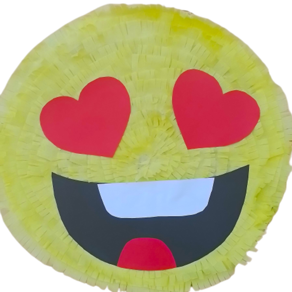 Εμότζι / Emoji Κίτρινο 30Χ30 εκ. - πάρτυ, πινιάτες, για παιδιά - 2