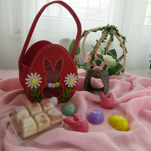 Πακέτο δώρου Easter Edition: "My Little Bunny Bag" - σετ, διακοσμητικά, πασχαλινά δώρα, διακοσμητικό πασχαλινό, soy wax - 3