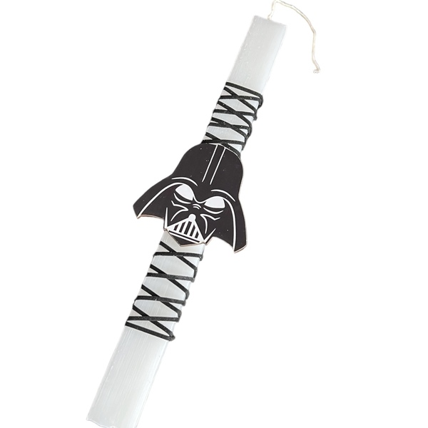 Λαμπάδα αρωματική λευκή Star Wars Vader, 32 εκ. - λαμπάδες, για ενήλικες, για εφήβους - 4