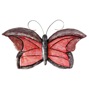 3D χειροποίητη πεταλούδα από πηλό 27x20x2 - διακοσμητικά, πίνακες ζωγραφικής - 4