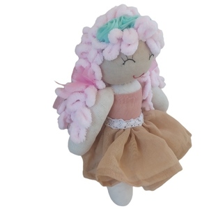 Χειροποίητη κούκλα 35 cm - κορίτσι, νεράιδα, λούτρινα, κούκλες - 4