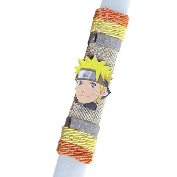 Λαμπάδα αρωματική λευκή άνιμε (Naruto) 32 εκ.. - λαμπάδες, για εφήβους, ήρωες κινουμένων σχεδίων - 2