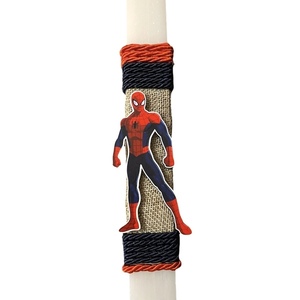 Λαμπάδα αρωματική γαλάζια με φιγούρα spiderman, 32 εκ.. - αγόρι, λαμπάδες, σούπερ ήρωες, ήρωες κινουμένων σχεδίων - 4