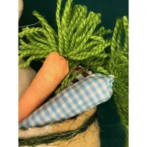 Πασχαλινό διακοσμητικό Λαγουδάκι με πολύχρωμα καρότα - διακοσμητικά - 3