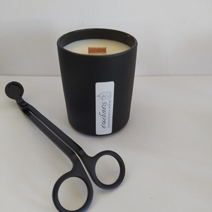 Αρωματικό κερί σε μαύρο ποτήρι 220ml - αρωματικά κεριά, κεριά, κεριά & κηροπήγια
