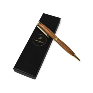 Στυλό ξύλινο χειροποίητο από Ακακία με μαύρο μελάνι. - αξεσουάρ γραφείου - 2