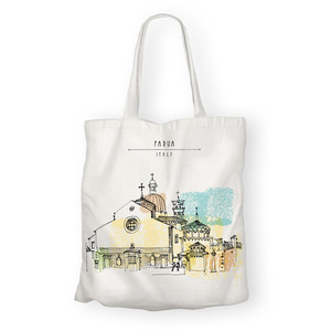 Tote bag "Padua Italy" - ύφασμα, ώμου, μεγάλες, all day, tote