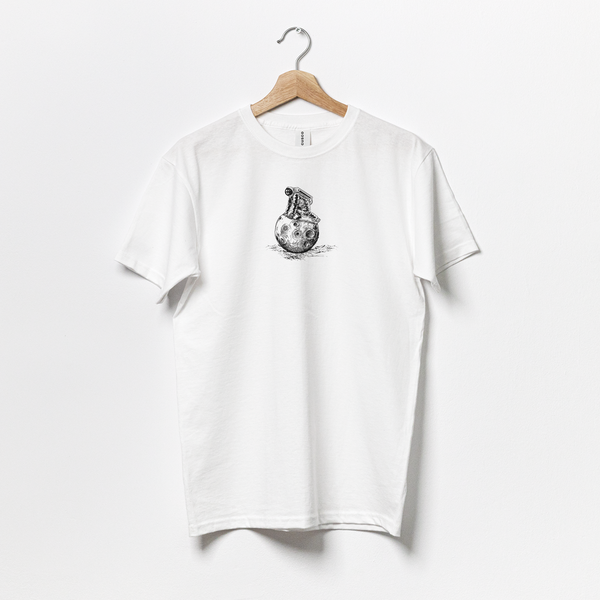 Λευκό T-SHIRT / ASTRONAUT - t-shirt