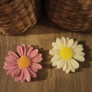 Δύο αρωματικά σαπούνια μαργαρίτα (2τμχ) - λουλούδι, δώρα γενεθλίων, αρωματικό σαπούνι - 3