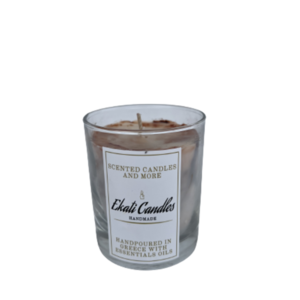 Marble effect coconut candle-220gr - αρωματικά κεριά