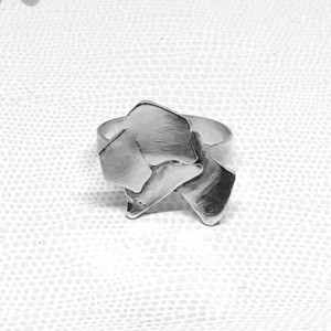 "Asmi Ring" - ασήμι 925, λουλούδι, σταθερά, μεγάλα