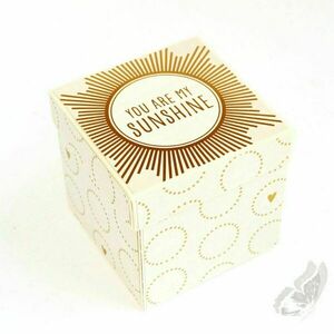 Explosion box - Κουτί έκπληξη και μίνι άλμπουμ για νεογέννητο "Sunshine" - κουτί, βρεφικά, για φωτογραφίες, γέννηση - 2