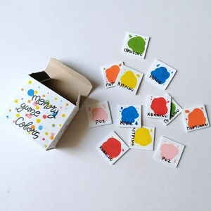 Οικολογικό παιχνίδι μνήμης χρώματα 6,5εκΧ7εκ - για παιδιά, ειδη δώρων - 4