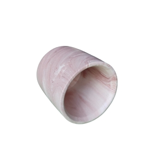 Marble κουπάκι πολλαπλών χρήσεων σε ροζ αποχρώσεις - αξεσουάρ γραφείου - 3