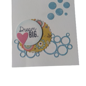 Χειροποίητη κάρτα Dream Big - γενέθλια, γέννηση, γενική χρήση