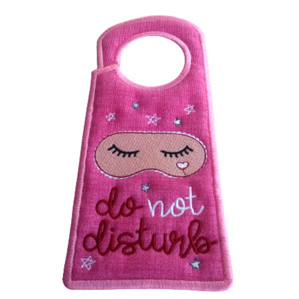 Υφασμάτινο Door Hanger "Do Not Disturb" 24 εκ. - γυναικεία, κορίτσι, κρεμάστρες