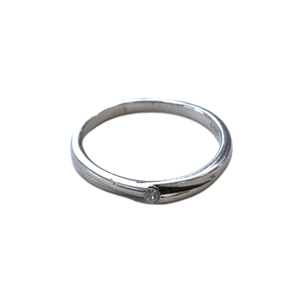 Ασημένιο δαχτυλίδι 925° - Λίλια - ασήμι 925, βεράκια, σταθερά, επιπλατινωμένα