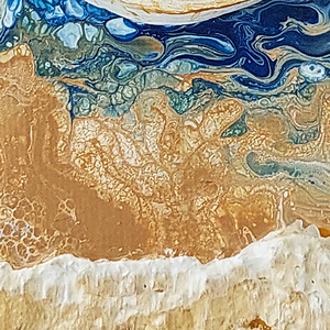 3D Πίνακας ζωγραφικής θάλασσα Νο1 25x31cm - πίνακες & κάδρα, θάλασσα, πίνακες ζωγραφικής - 5