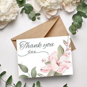 Ψηφιακή εκτυπώσιμη κάρτα "Thank you - κάρτες - 2