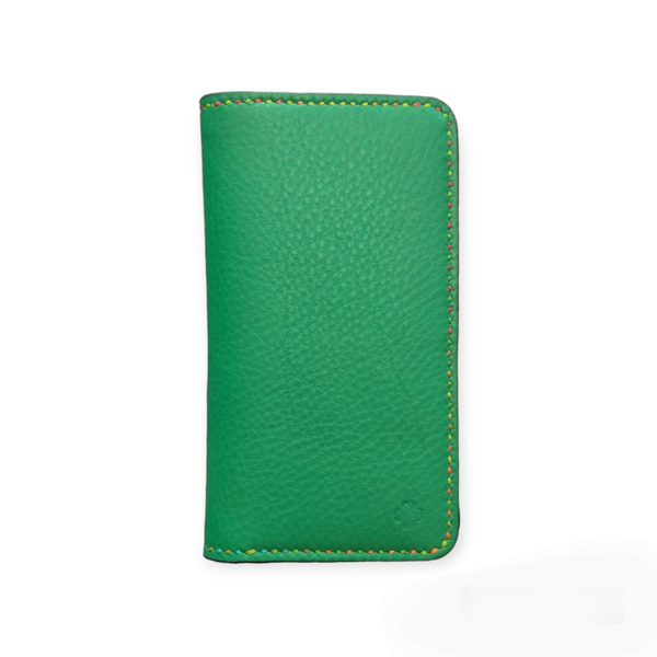 Χειροποίητο δερμάτινο unisex πορτοφόλι πράσινο -WA128 - δέρμα, πορτοφόλια