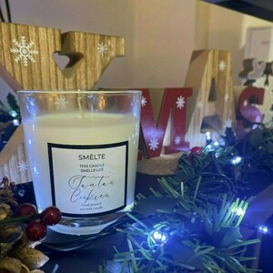 Κερί Σόγιας με Άρωμα Santa's Cookies - αρωματικά κεριά - 2
