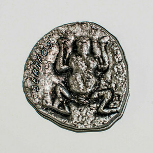 Μαγνητάκι αρχαίο νόμισμα Σερίφου (βάτραχος) - χειροποίητα, μαγνητάκια