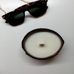 Φυτικό κερί σόγιας coconut - δώρα γάμου, αρωματικά κεριά, δώρα για γυναίκες
