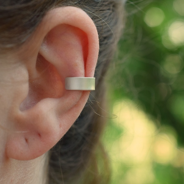 Ear cuff minimal ασήμι 925 - ασήμι 925, μικρά, ear cuffs, boho - 2
