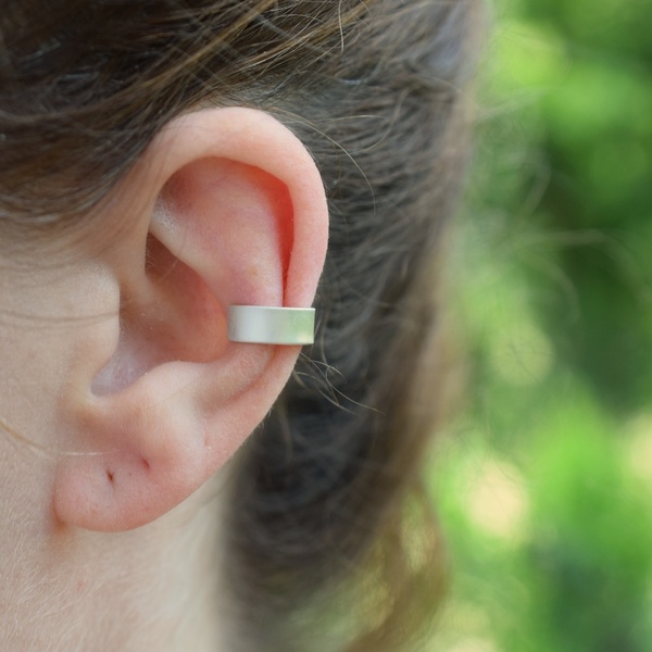 Ear cuff minimal ασήμι 925 - ασήμι 925, μικρά, ear cuffs, boho - 4